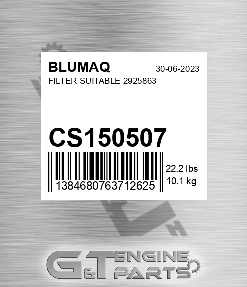CS150507 Filter Suitable 2925863
