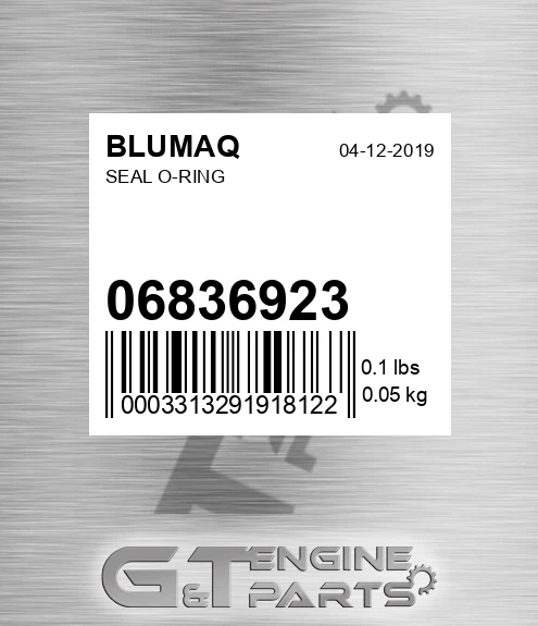 06836923 Seal O-ring for BLUMAQ