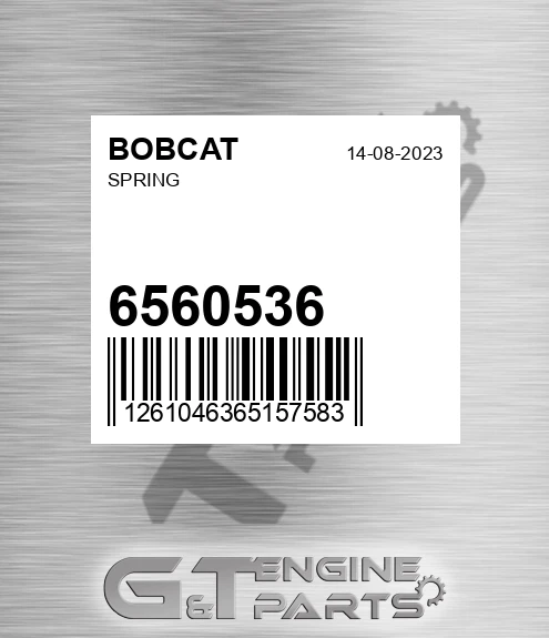 6560536 BOBCAT Spring