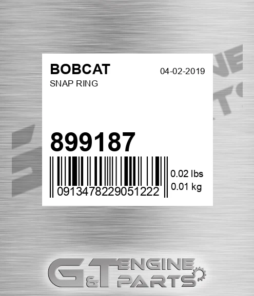 89918-7 Snap Ring for BOBCAT