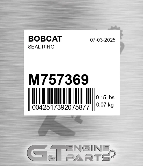 M75736.9 Seal Ring