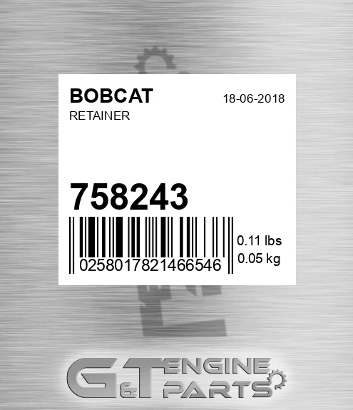 75824.3 Retainer