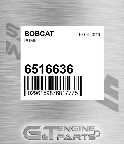 6516636 BOBCAT Pump