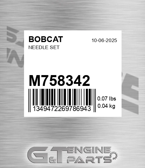 M75834.2 Needle Set