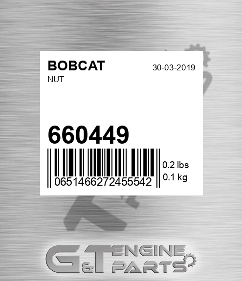 66044-9 Nut for BOBCAT