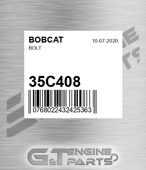 35C408 Bolt