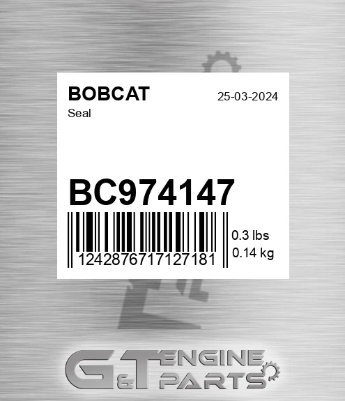 BC97414-7 Seal for BOBCAT
