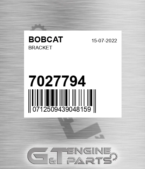 7027794 Bracket for BOBCAT