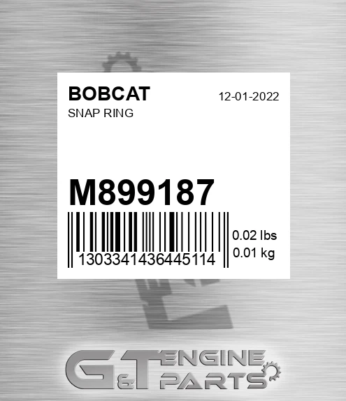 M89918.7 Snap Ring for BOBCAT