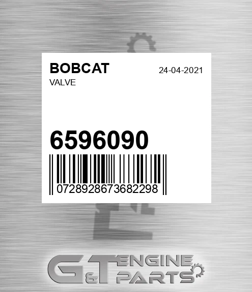 6596090 BOBCAT Valve