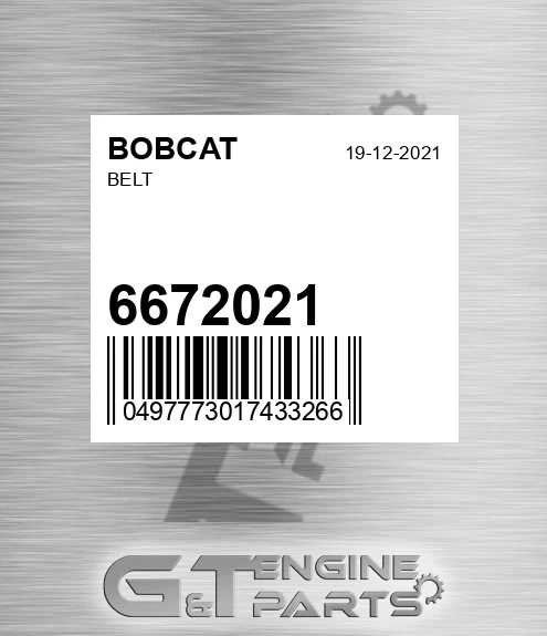 6672021 Belt for BOBCAT