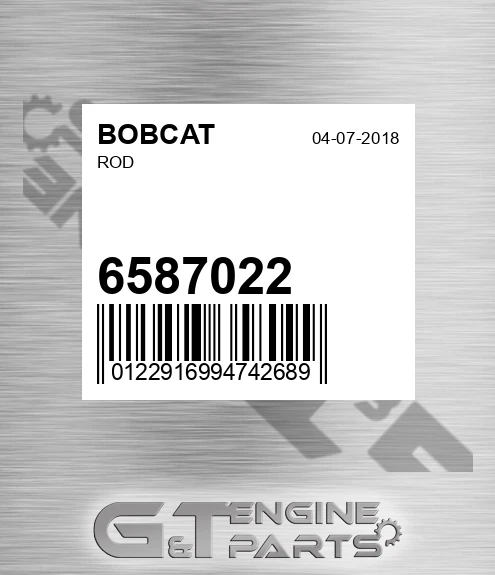 6587022 BOBCAT Rod
