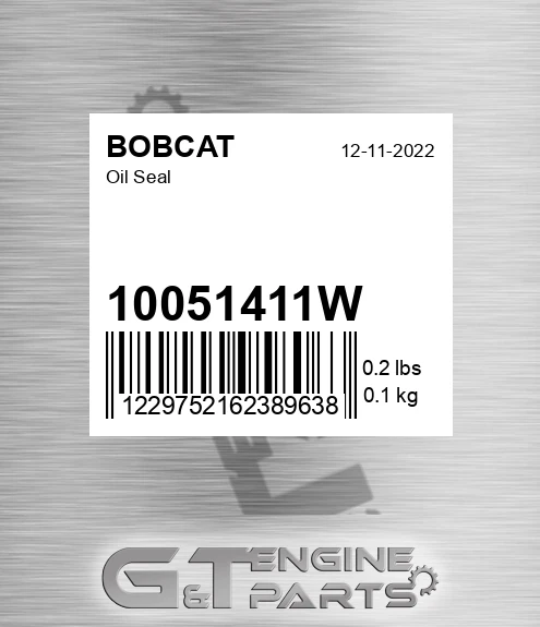 100514-11W Seal for BOBCAT