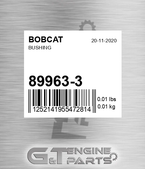 89963-3 Bushing for BOBCAT