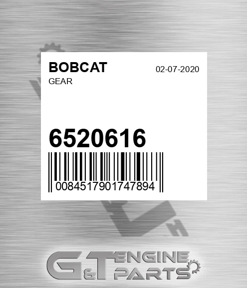 6520616 BOBCAT Gear