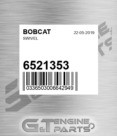 6521353 BOBCAT Swivel