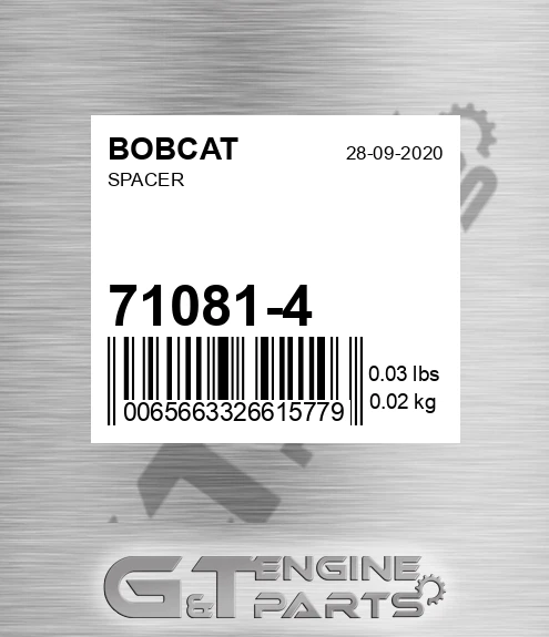 71081-4 Spacer