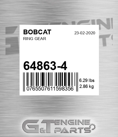 64863-4 Ring Gear for BOBCAT