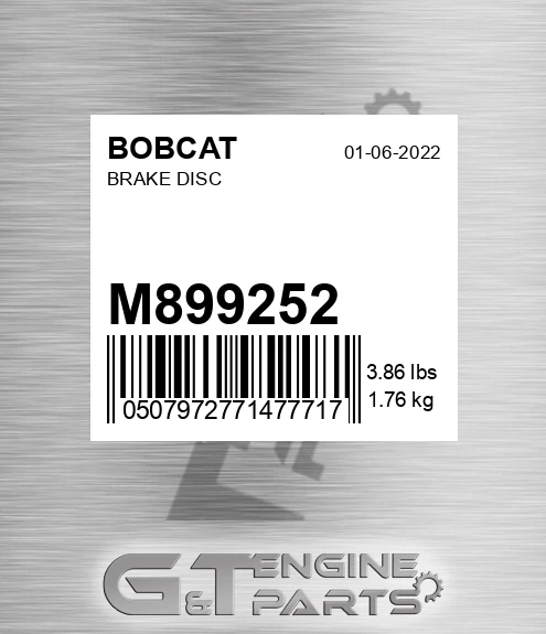 M89925.2 Brake Disc for BOBCAT