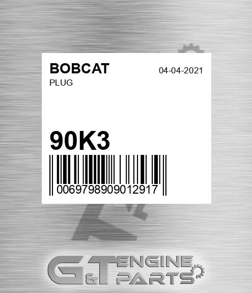 90K3 BOBCAT Plug