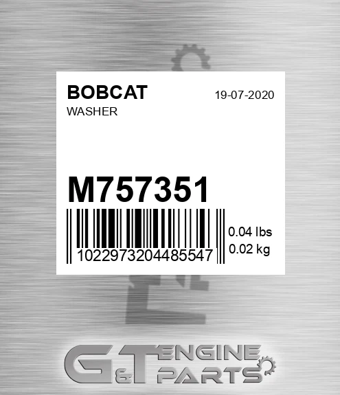 M75735.1 Washer