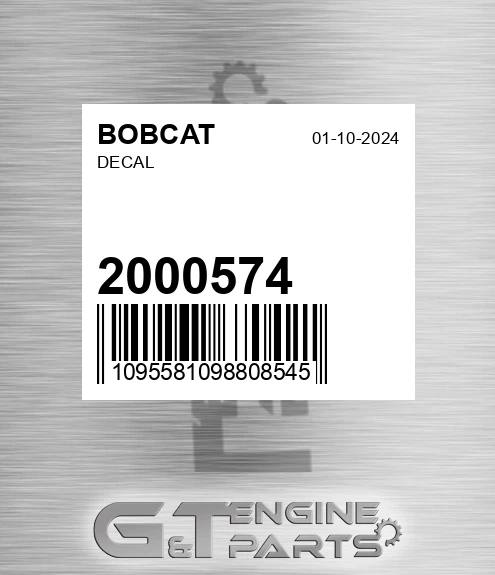 2000574 Decal