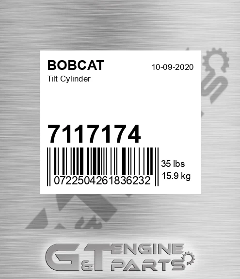 7117174 Tilt Cylinder for BOBCAT
