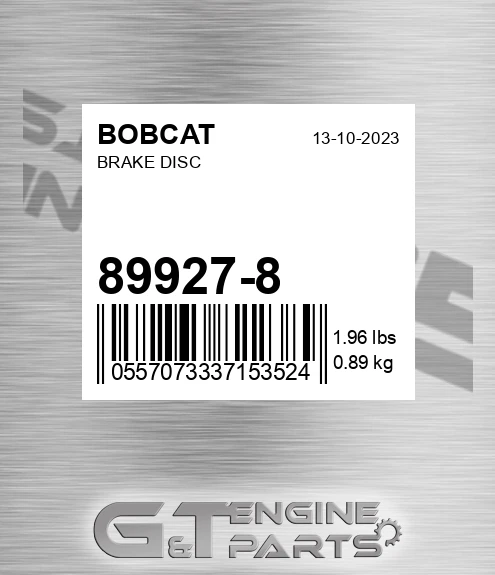 89927-8 Brake Disc for BOBCAT