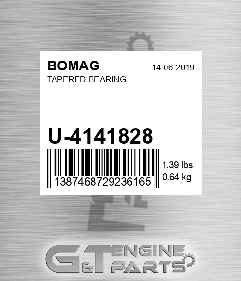 U-4141828 Tapered Bearing