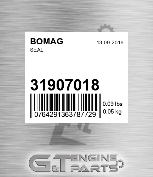 31907018 Seal O-ring for BOMAG