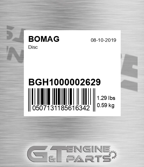 BGH1000002629 Disc