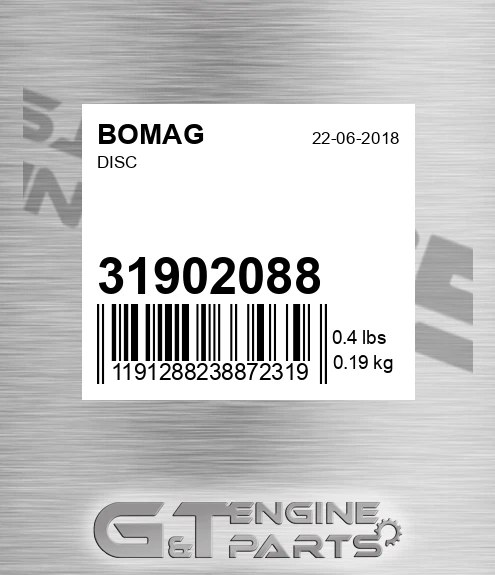 31902088 Disc for BOMAG