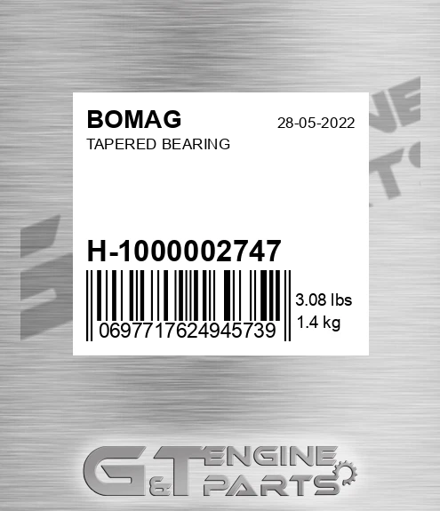 H-1000002747 Tapered Bearing