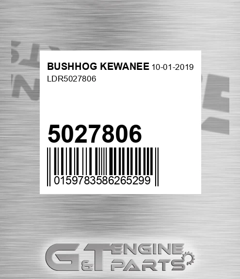 5027806 Ldr for BUSHHOG KEWANEE