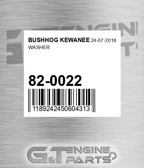 82-0022 Washer