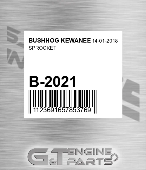 B-2021 Sprocket for BUSHHOG KEWANEE