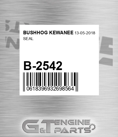 B-2542 Seal for BUSHHOG KEWANEE