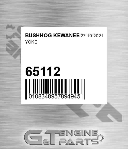 65112 BUSHHOG KEWANEE Yoke