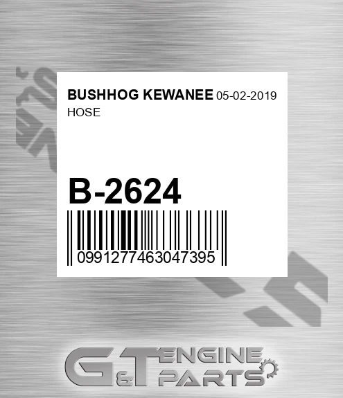 B-2624 Hose for BUSHHOG KEWANEE