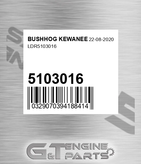5103016 Ldr for BUSHHOG KEWANEE