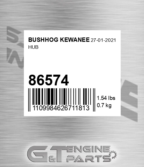 86574 Hub for BUSHHOG KEWANEE