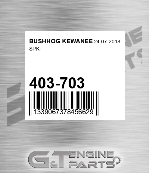 403-703 Spkt for BUSHHOG KEWANEE