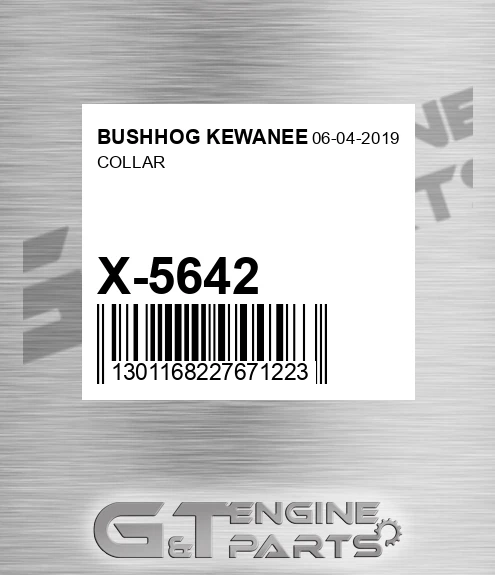 X-5642 Collar for BUSHHOG KEWANEE