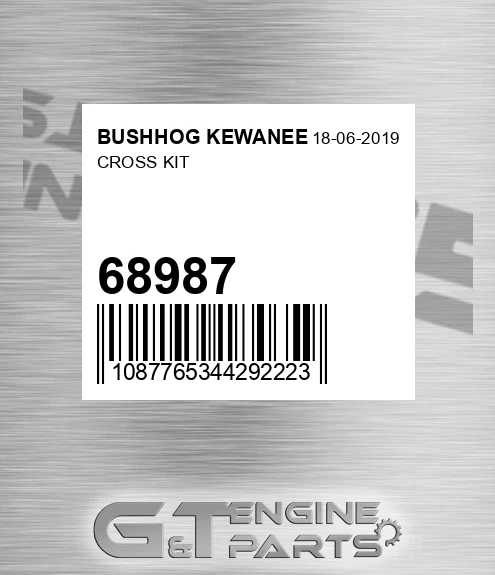 68987 Cross Kit for BUSHHOG KEWANEE