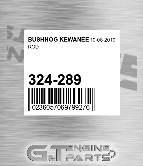 324-289 Rod for BUSHHOG KEWANEE