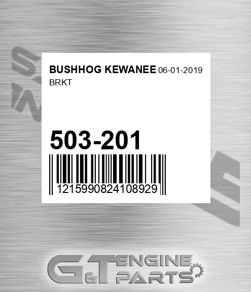 503-201 Brkt for BUSHHOG KEWANEE