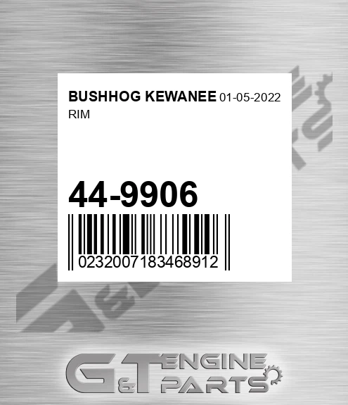44-9906 Rim for BUSHHOG KEWANEE