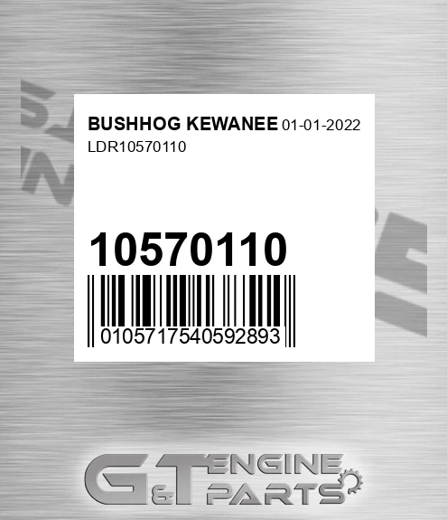 10570110 Ldr for BUSHHOG KEWANEE