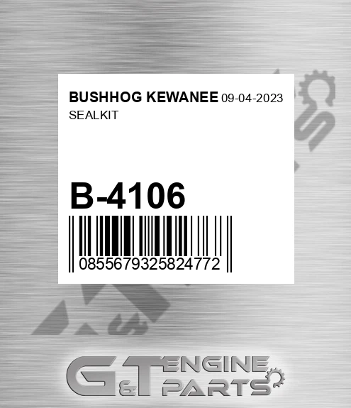 B-4106 Sealkit for BUSHHOG KEWANEE