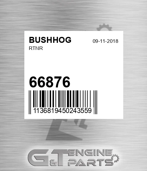 66876 BUSHHOG Rtnr